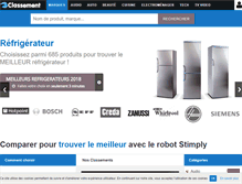 Tablet Screenshot of classement.com